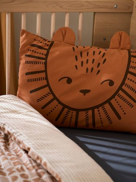 Funda de almohada para bebé ETHNIC beige estampado 