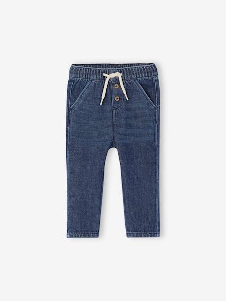 Bebé-Pantalones, vaqueros -Pantalón de denim ligero para bebé