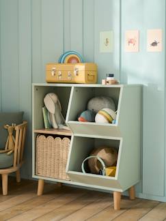 Habitación y Organización-Mueble de almacenaje con casillero para libros y juguetes