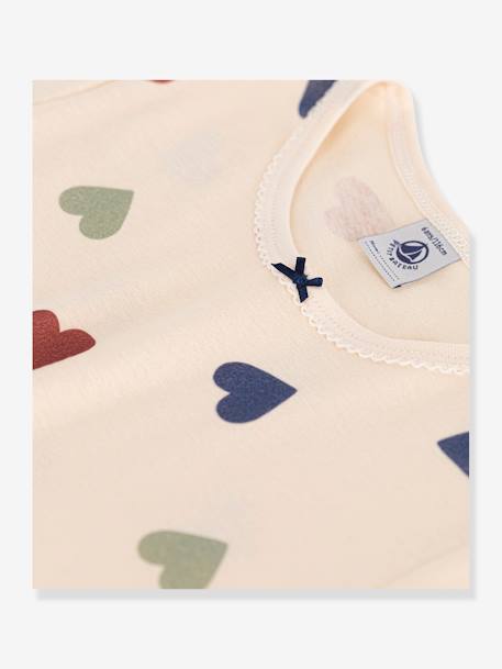 Camisón PETIT BATEAU beige estampado 