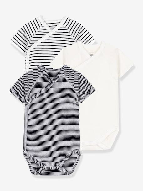 Bebé-Pack de 3 bodies PETIT BATEAU