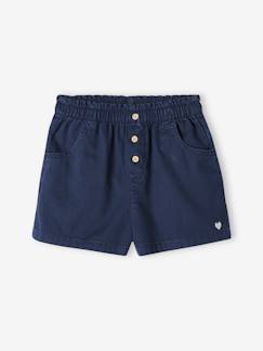 Niña-Shorts y bermudas-Short de color fácil de vestir para niña