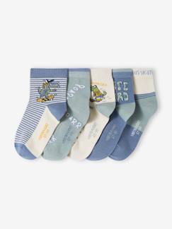 Niño-Ropa interior-Calcetines-Pack de 5 pares de calcetines "tyrannoskate" para niño