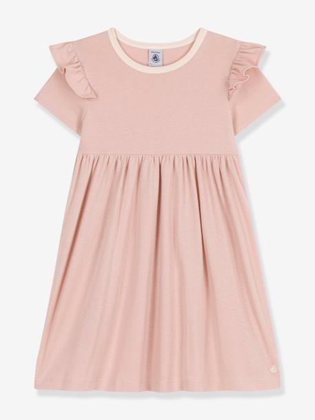 Vestido de manga corta PETIT BATEAU rosa rosa pálido 