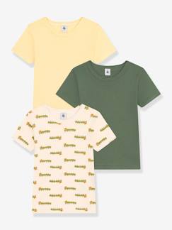 -Pack de 3 camisetas de manga corta PETIT BATEAU