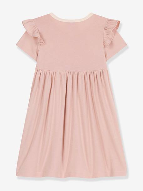 Vestido de manga corta PETIT BATEAU rosa rosa pálido 