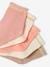 Pack de 5 pares de calcetines con detalles brillantes para bebé niña BASICS rosa+rosa rosa pálido 