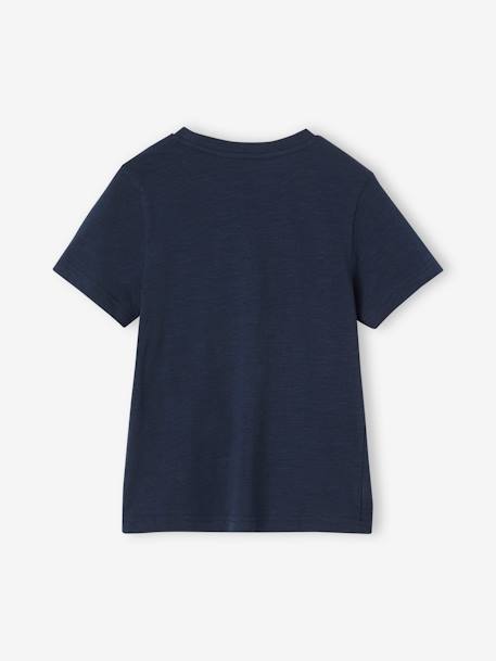 Camiseta personalizable de manga corta, para niño azul marino+AZUL MEDIO LISO CON MOTIVOS+azul turquesa+blanco+mandarina+MARRON OSCURO LISO CON MOTIVOS+VERDE MEDIO LISO CON MOTIVOS 