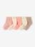 Pack de 5 pares de calcetines con detalles brillantes para bebé niña BASICS rosa+rosa rosa pálido 