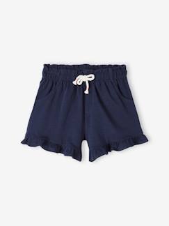 -Short con volante para niña