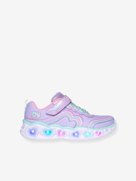 Zapatillas luminosas Heart Lights - Retro Hearts 302689L - LVMT SKECHERS® infantiles violeta 