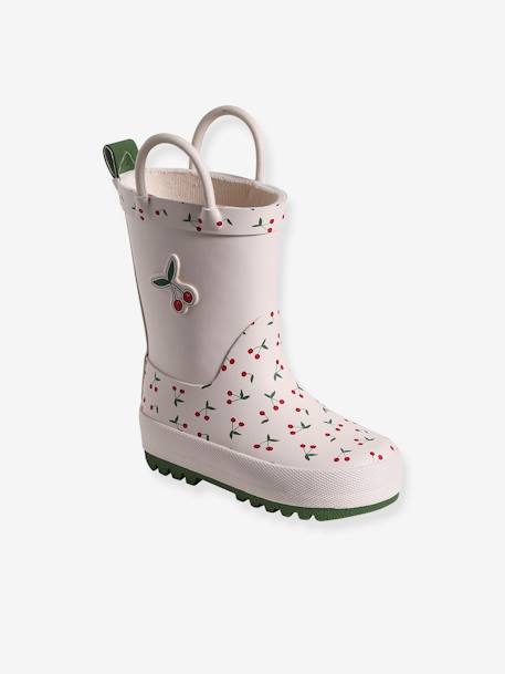 Botas de agua estampadas para bebé rosa estampado 