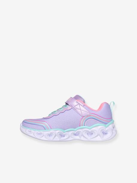 Zapatillas luminosas Heart Lights - Retro Hearts 302689L - LVMT SKECHERS® infantiles violeta 