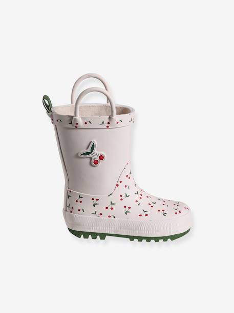 Botas de agua estampadas para bebé rosa estampado 