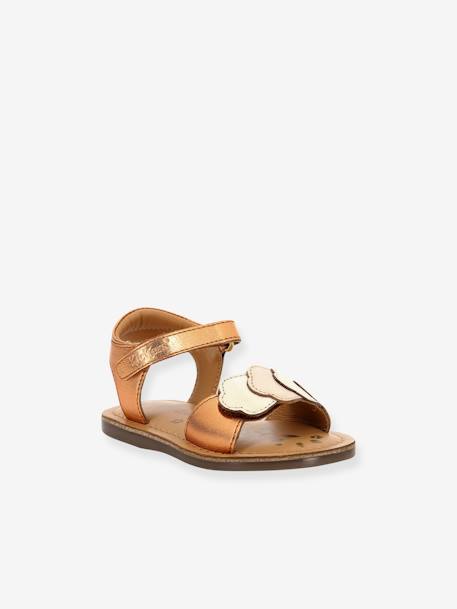 Sandalias de piel Dyastar 927291-10-17 KICKERS® para bebé naranja 