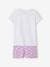 Pijama con short Hello Kitty® bicolor lila 