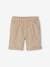 Conjunto de ceremonia polo y short para niño rayas blancas 