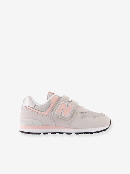 Zapatillas con cierre autoadherente PV574EVK NEW BALANCE® infantiles gris ratón 