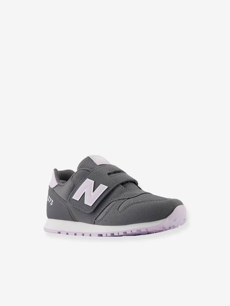 Zapatillas con cierre autoadherente YZ373AL2 NEW BALANCE® infantiles gris jaspeado 