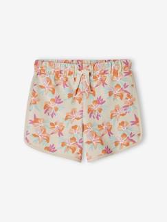 Niña-Ropa deportiva-Short deportivo de felpa para niña