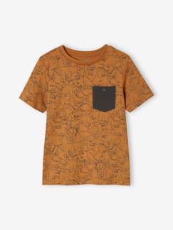 Niño-Camiseta de manga corta con motivos gráficos, para niño