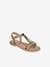 Sandalias de piel infantiles Bada LES TROPEZIENNES® PAR M. BELARBI beige dorado+bronce 