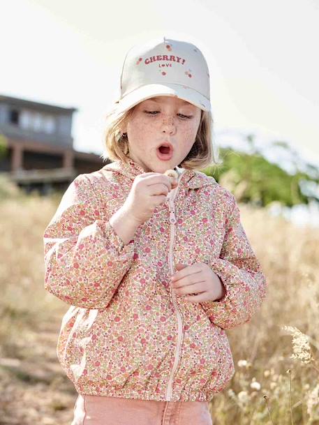 Gorra cereza niña crudo 