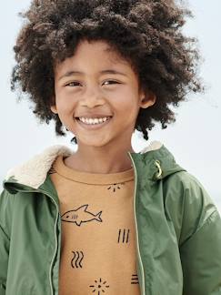 Niño-Jerséis, chaquetas de punto, sudaderas-Sudadera con motivo de tiburones, para niño