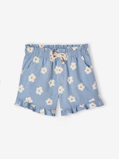 Short con volante para niña