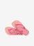 Chanclas infantiles Flores HAVAIANAS rosa estampado 