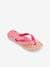 Chanclas infantiles Flores HAVAIANAS rosa estampado 