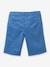 Bermudas chino para niño CYRILLUS azul azur+rosa 