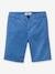 Bermudas chino para niño CYRILLUS azul azur+rosa 