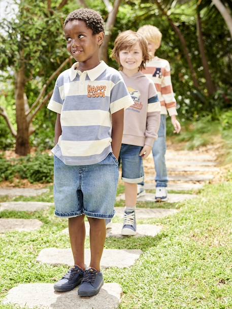 Bermudas vaqueras fáciles de vestir para niño doble stone+stone 