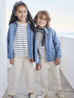 -Pantalón unisex infantil de gasa de algodón orgánico