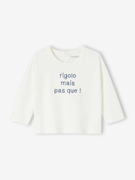 camisetas-Bebé-Camisetas-Camisetas-Camiseta personalizable para bebé de algodón orgánico