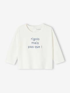 -Camiseta personalizable para bebé de algodón orgánico