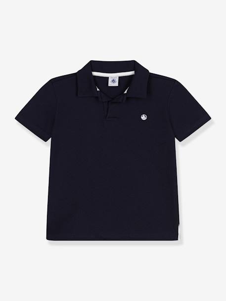 Polo de manga corta PETIT BATEAU azul marino 