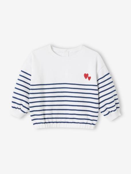 Bebé-Sudaderas, jerséis y chaquetas de punto-Jersey estilo marinero bordado para bebé