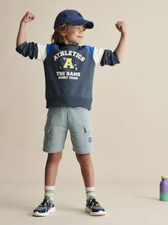 Niño-Short deportivo estilo cargo para niño