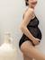 Body para embarazo y lactancia Dahlia CACHE-COEUR negro 