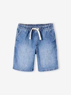 Niño-Shorts y bermudas-Bermudas vaqueras fáciles de vestir para niño