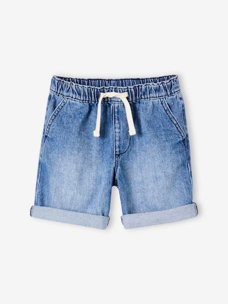 Bermudas vaqueras fáciles de vestir para niño doble stone+stone 