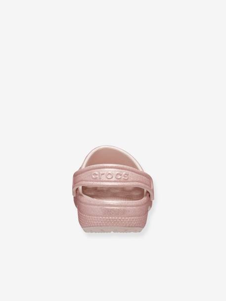 Zuecos infantiles 206993 de CrocsTM - Classic Glitter nude 