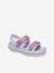 Zuecos infantiles 209423 de CROCSTM - Crocband Cruiser Sandal azul claro+azul marino+rosa rosa pálido 