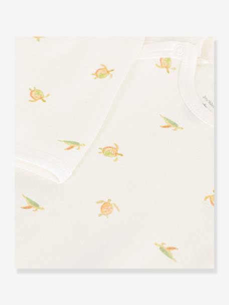 Pijama tortugas PETIT BATEAU blanco estampado 