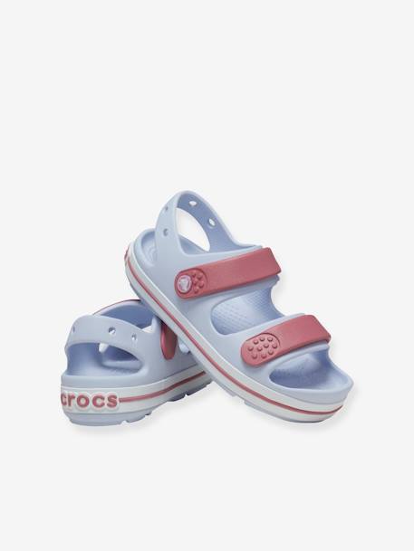 Zuecos infantiles 209423 de CROCSTM - Crocband Cruiser Sandal azul claro+azul marino+rosa rosa pálido 