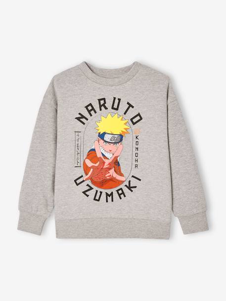 Sudadera Naruto® Uzumaki gris jaspeado 