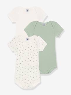 -Pack de 3 bodies de manga corta PETIT BATEAU