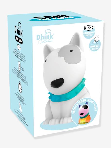 Lámpara de noche suave recargable Sam el perro - DHINK KONTIKI blanco 